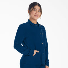 "Women's EDS NXT Zip Front Scrub Jacket"
