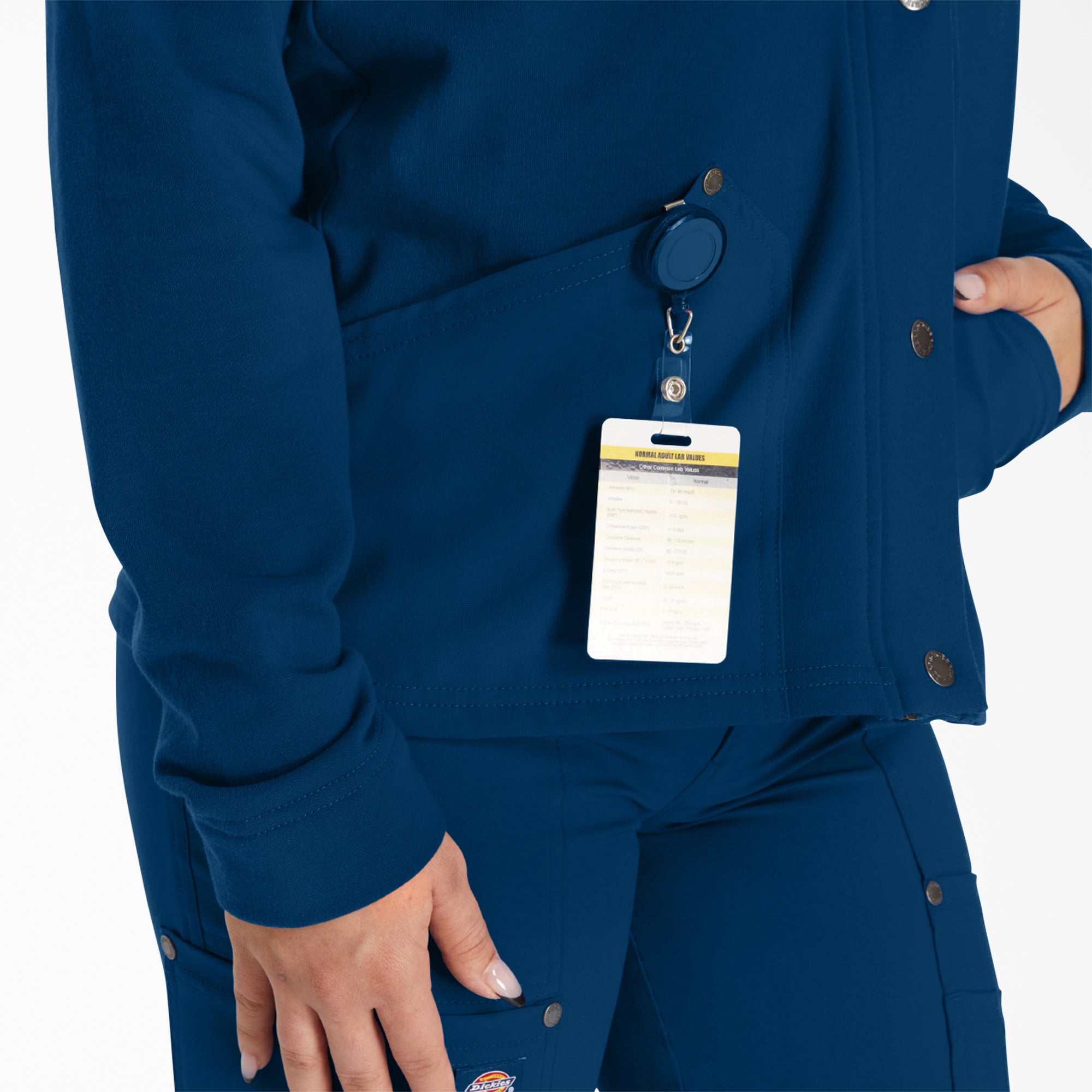"Women's EDS NXT Zip Front Scrub Jacket"