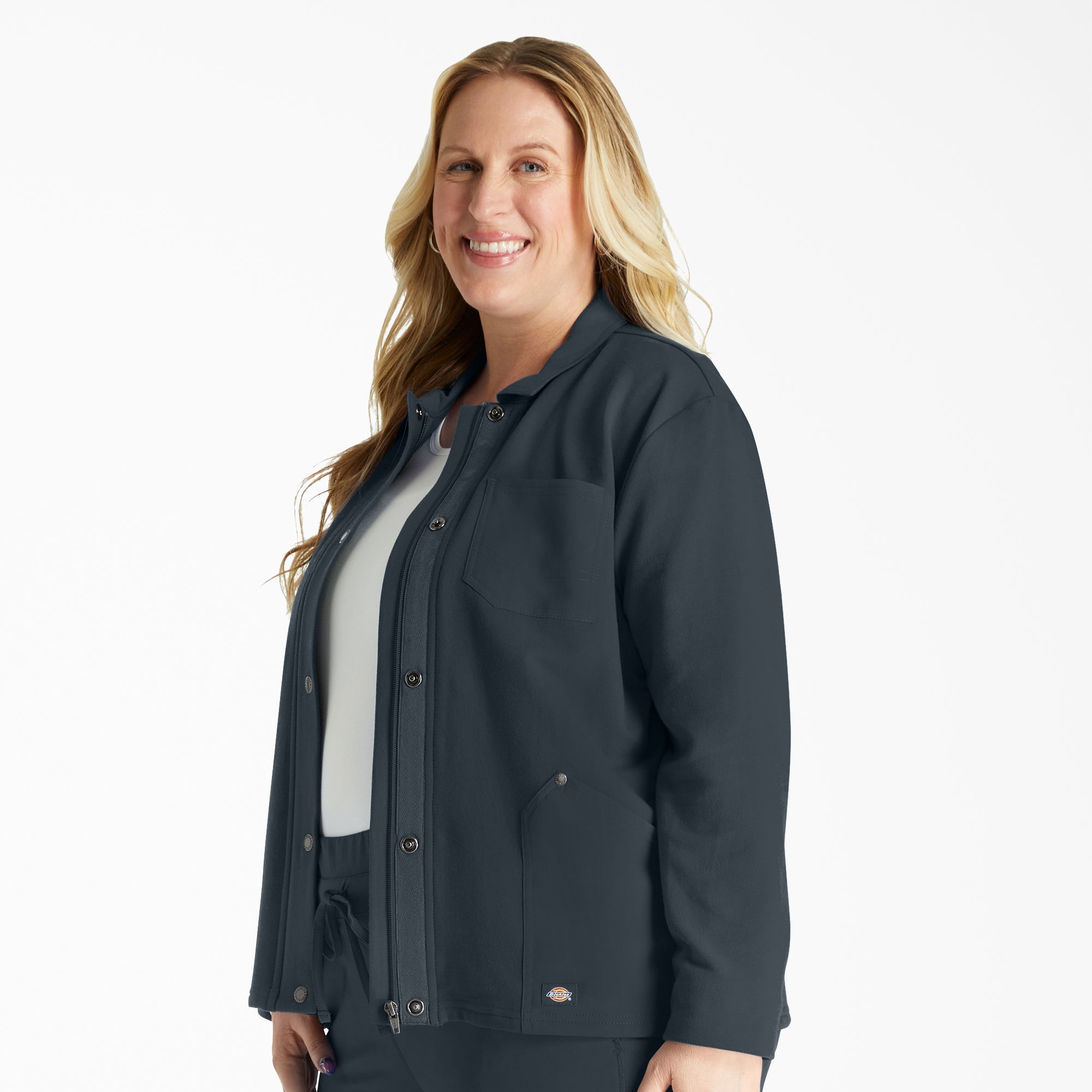 "Women's EDS NXT Zip Front Scrub Jacket"
