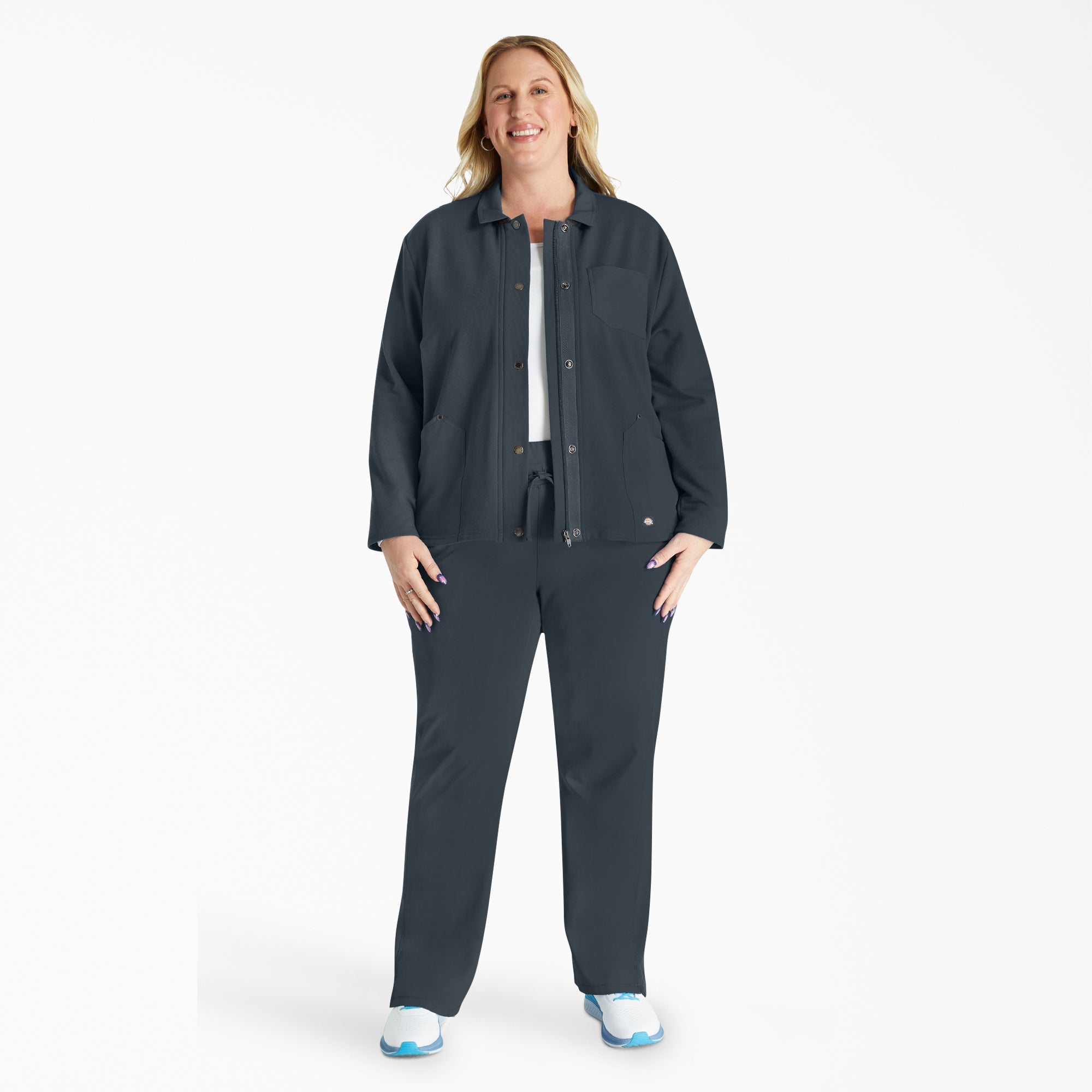 "Women's EDS NXT Zip Front Scrub Jacket"