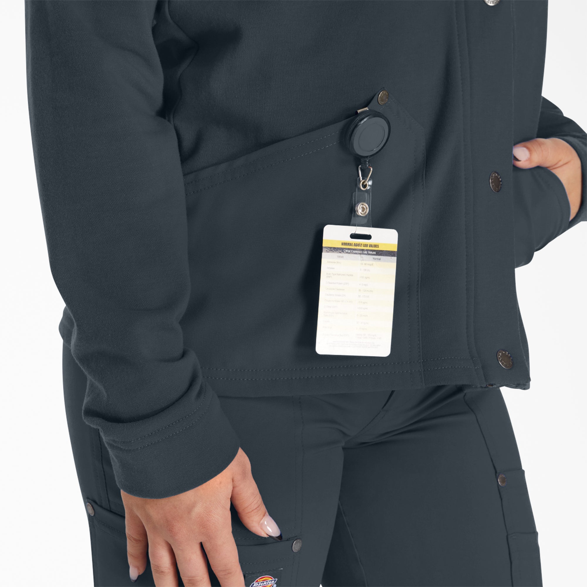 "Women's EDS NXT Zip Front Scrub Jacket"