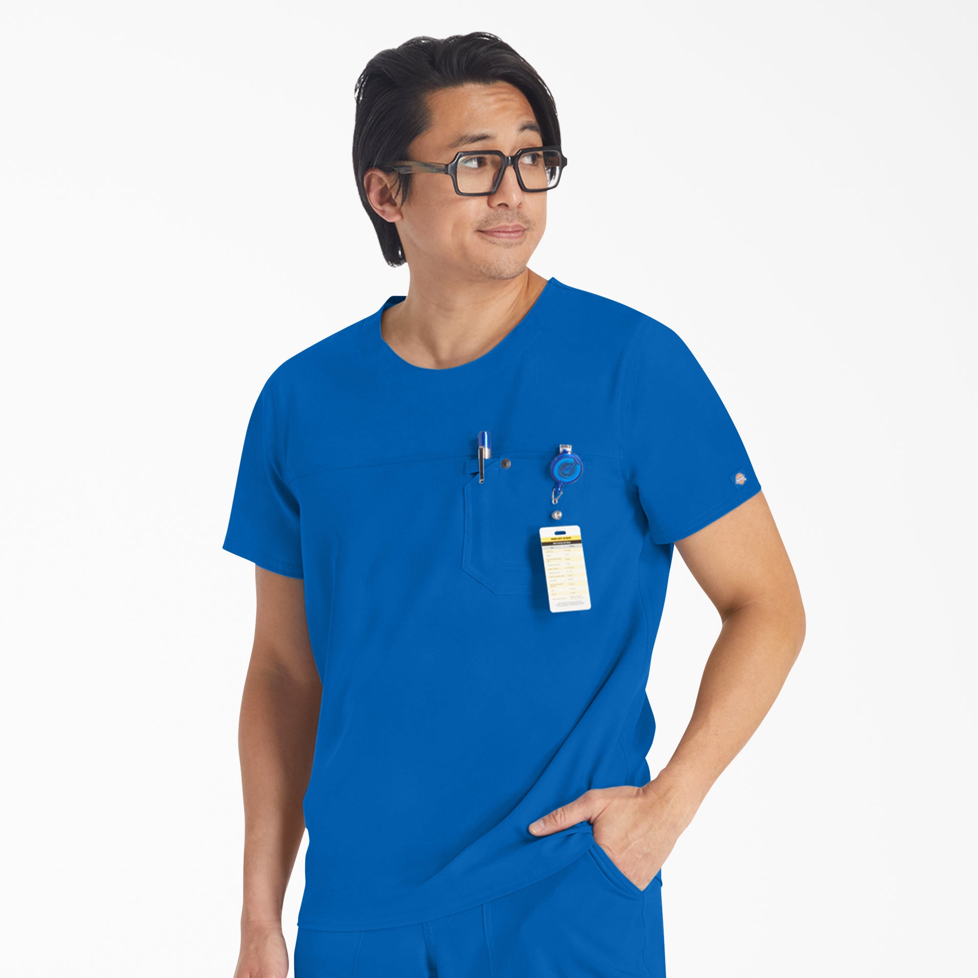 "Men's EDS NXT Round Neck Scrub Top"
