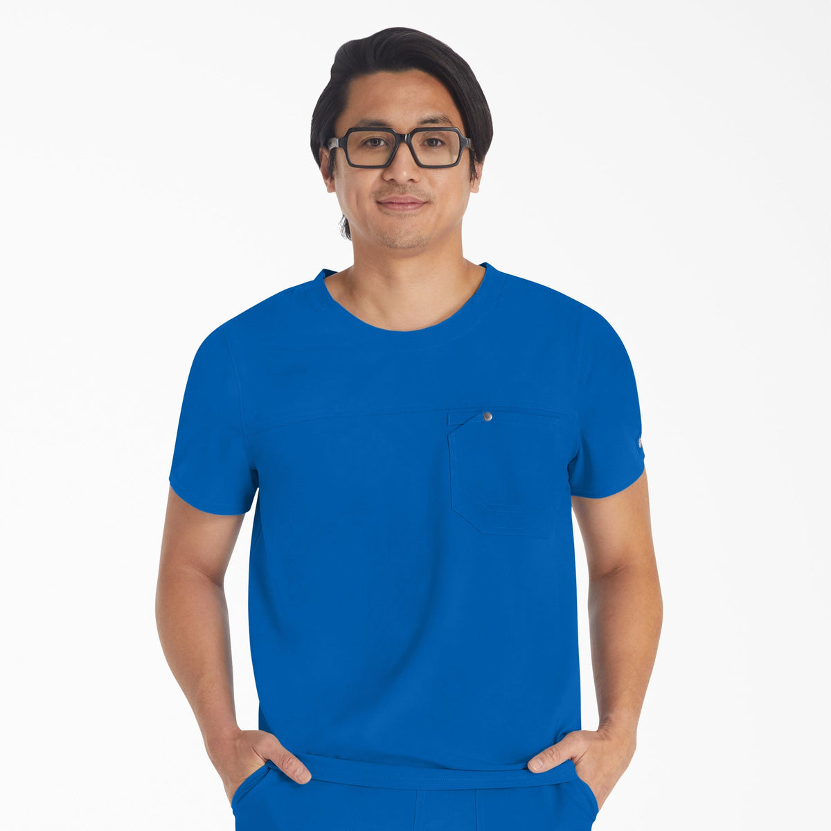 "Men's EDS NXT Round Neck Scrub Top"