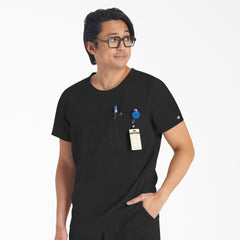 "Men's EDS NXT Round Neck Scrub Top"