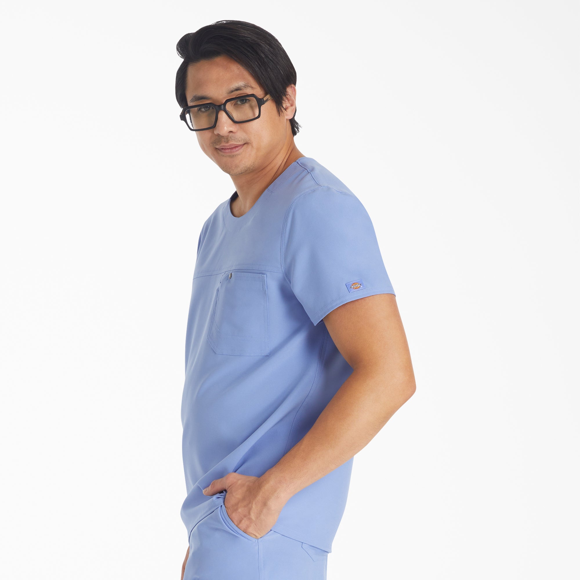 "Men's EDS NXT Round Neck Scrub Top"