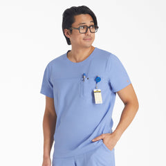 "Men's EDS NXT Round Neck Scrub Top"