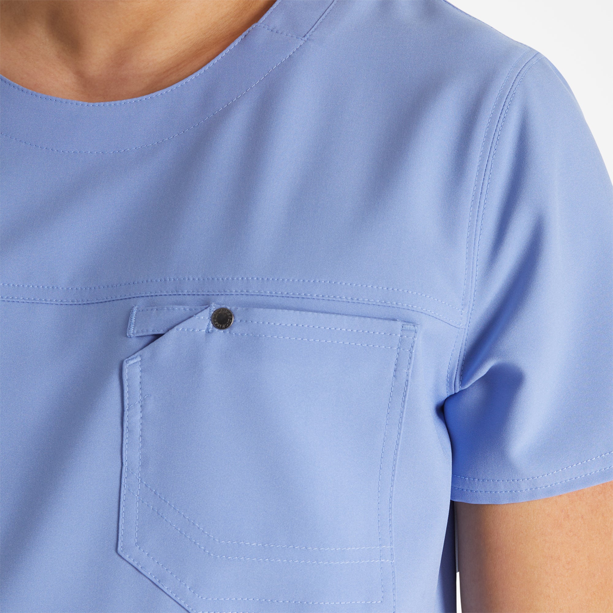 "Men's EDS NXT Round Neck Scrub Top"