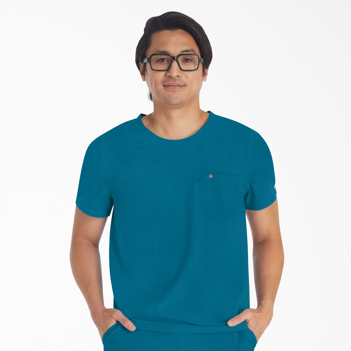 "Men's EDS NXT Round Neck Scrub Top"