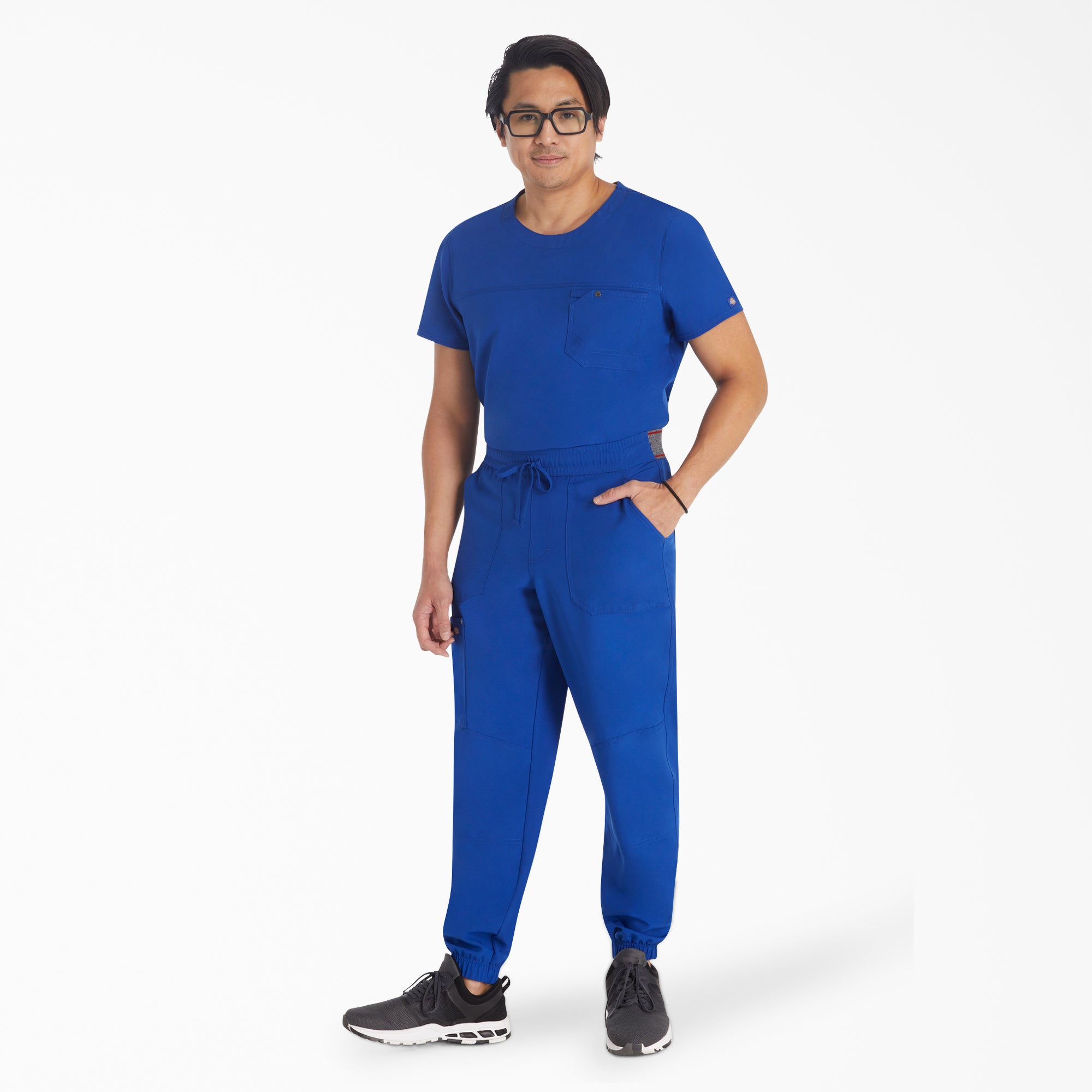 "Men's EDS NXT Round Neck Scrub Top"