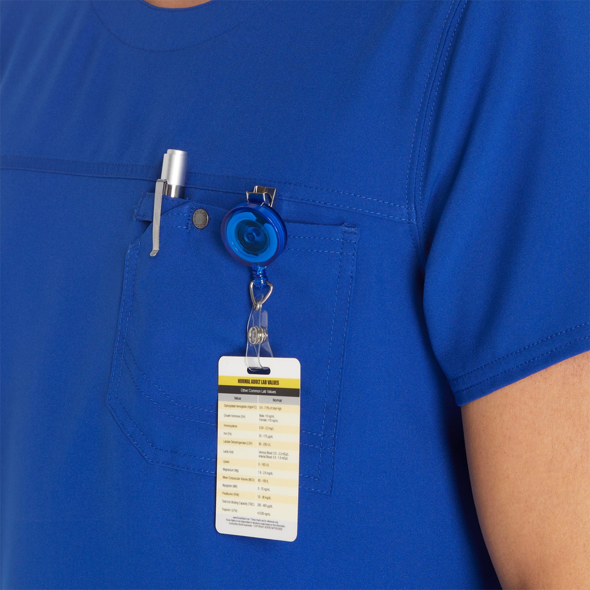 "Men's EDS NXT Round Neck Scrub Top"
