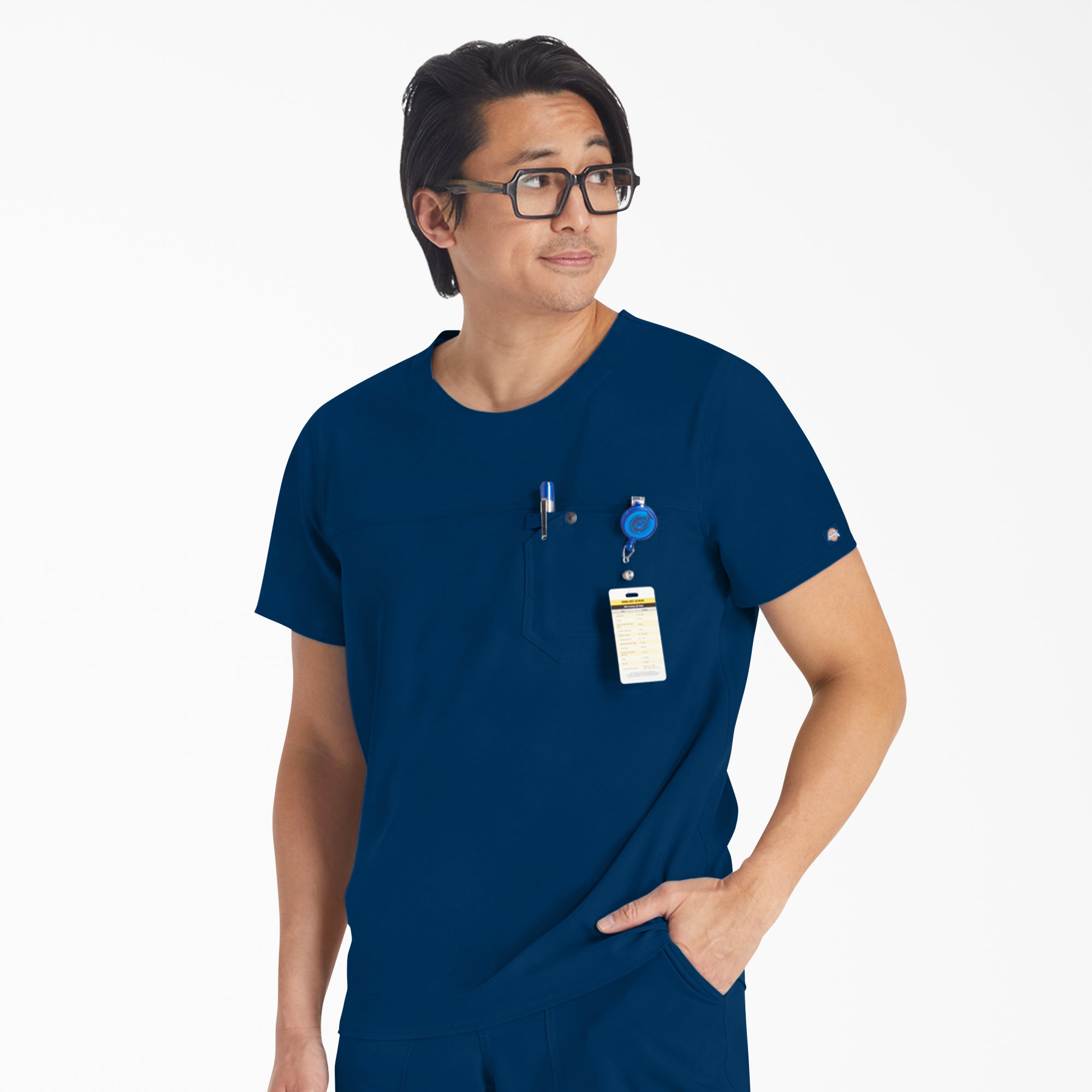 "Men's EDS NXT Round Neck Scrub Top"