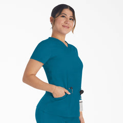 "Women's EDS NXT V-Neck Scrub Top"