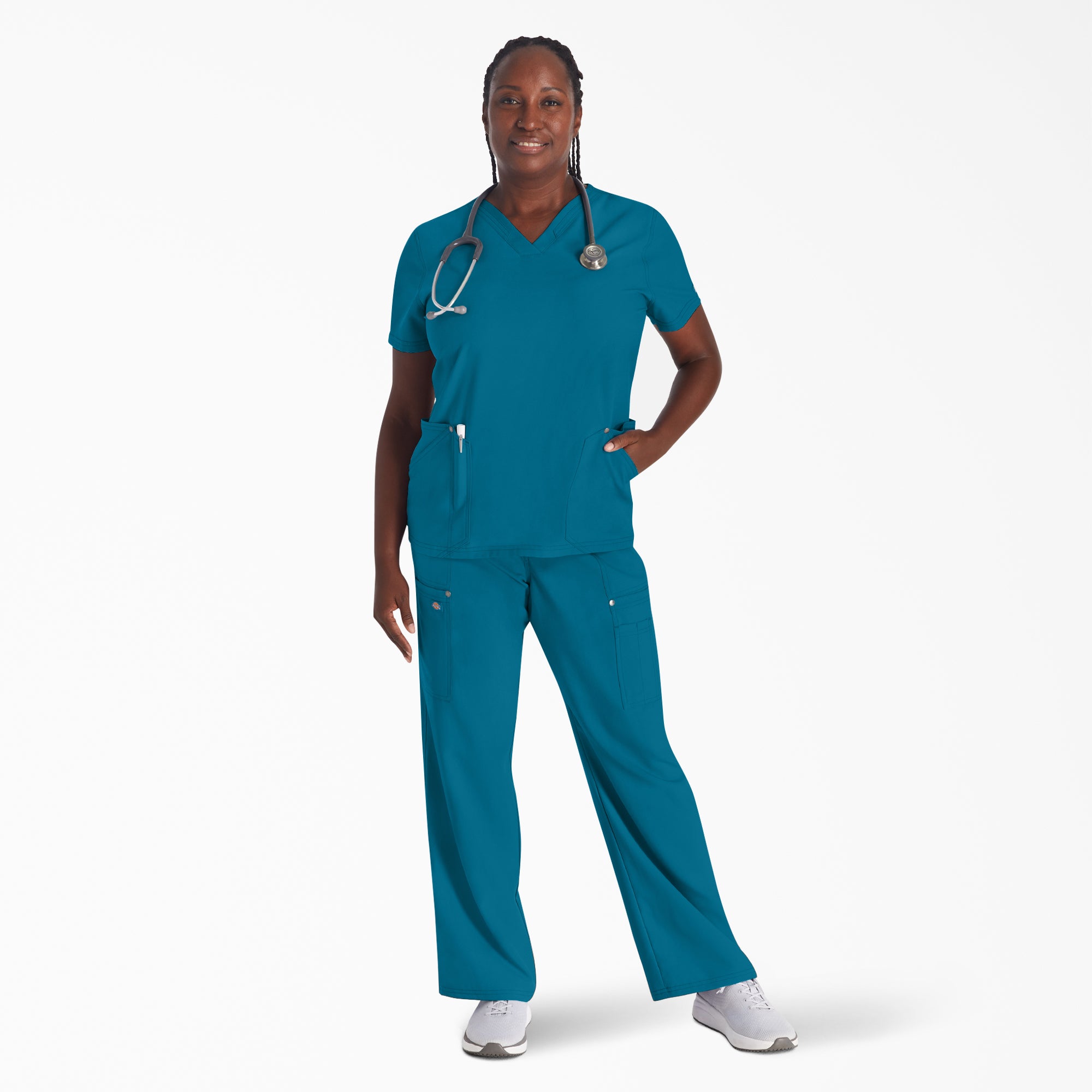 "Women's EDS NXT V-Neck Scrub Top"