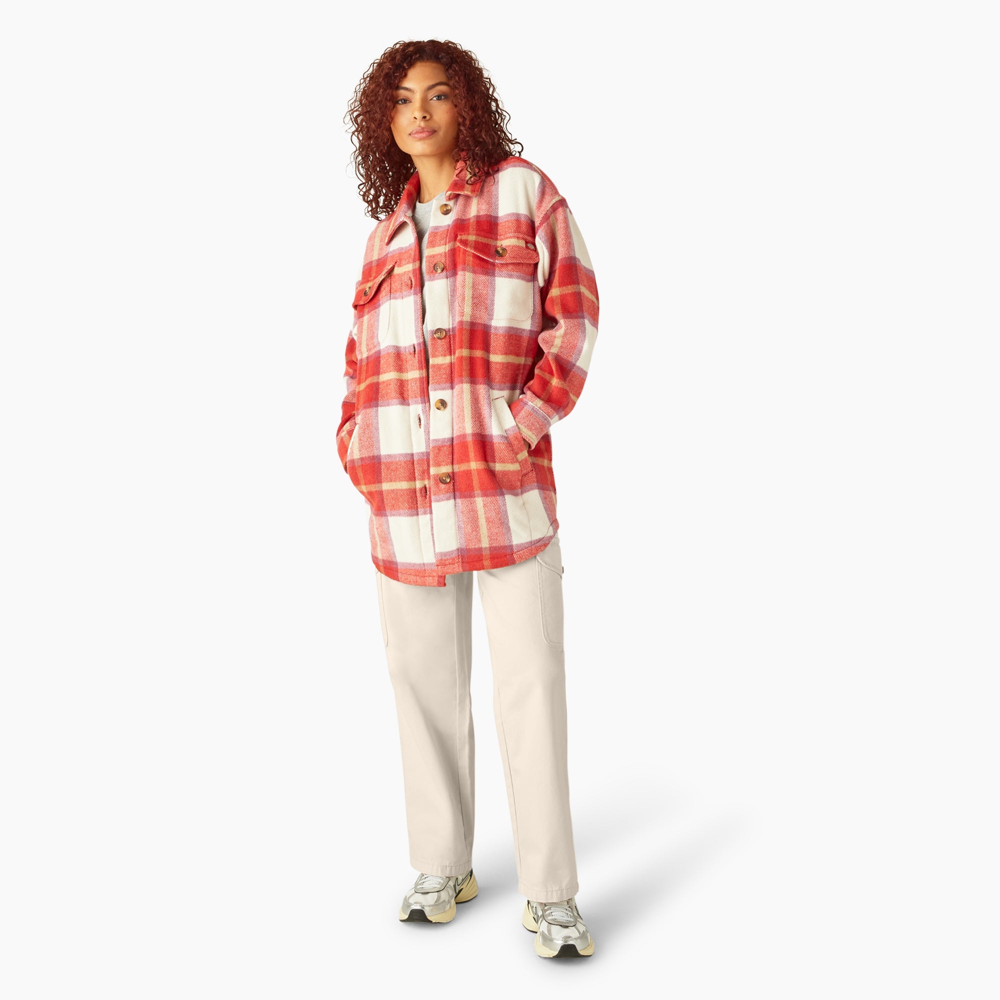 "Women's Oversized Shirt Jacket"