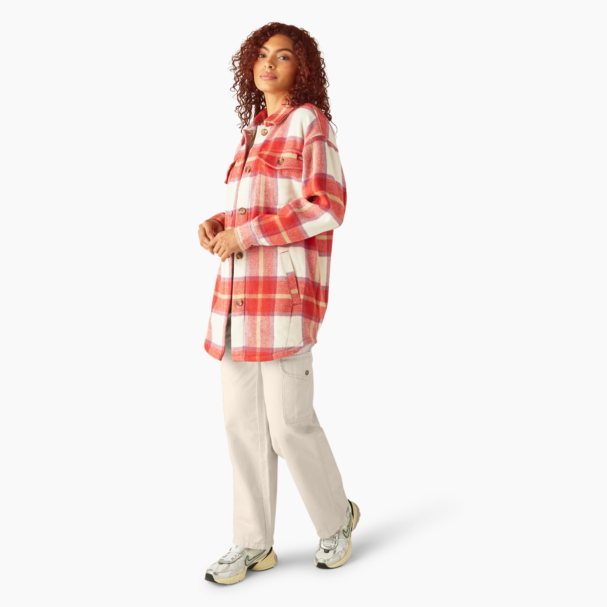 "Women's Oversized Shirt Jacket"
