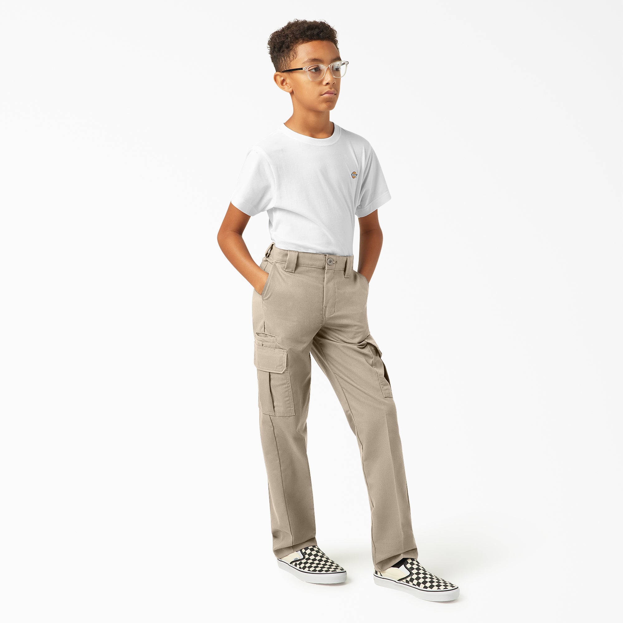"Boys' Slim Fit Cargo Pants"