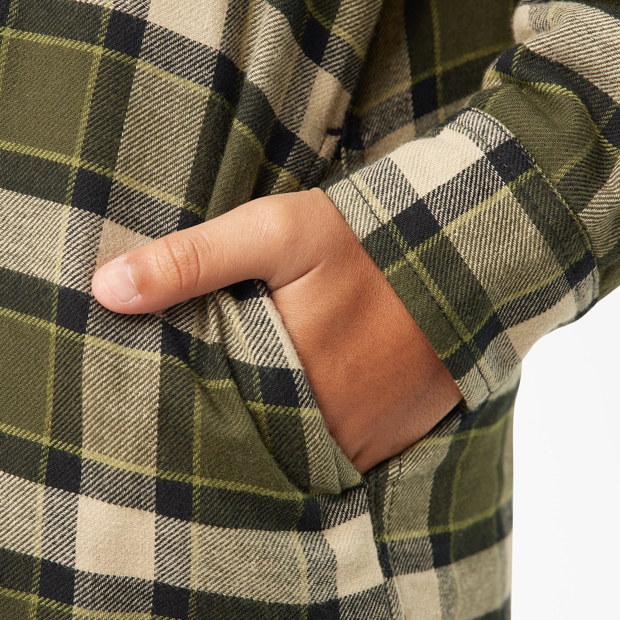 "Boys' Flannel Shirt Jacket"