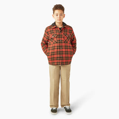 "Boys' Flannel Shirt Jacket"