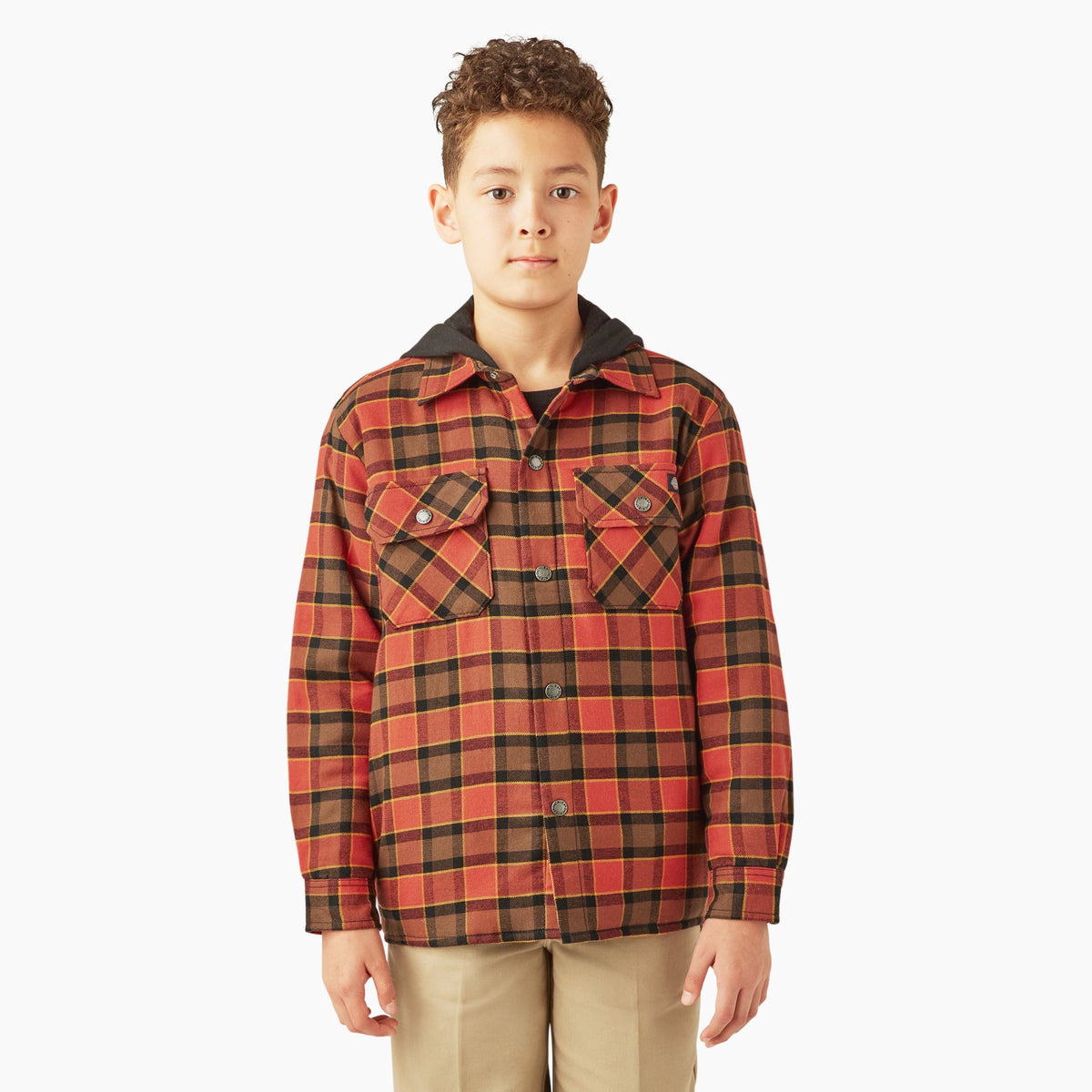 "Boys' Flannel Shirt Jacket"