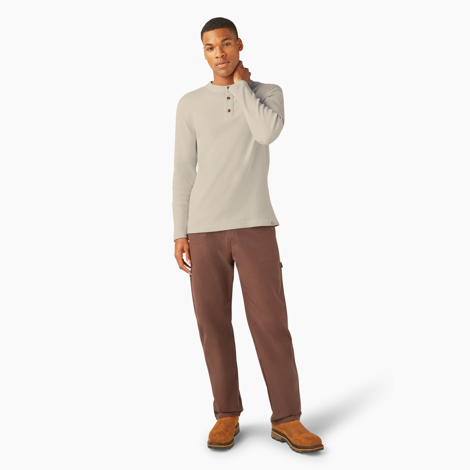 "Henley Thermal Shirt"