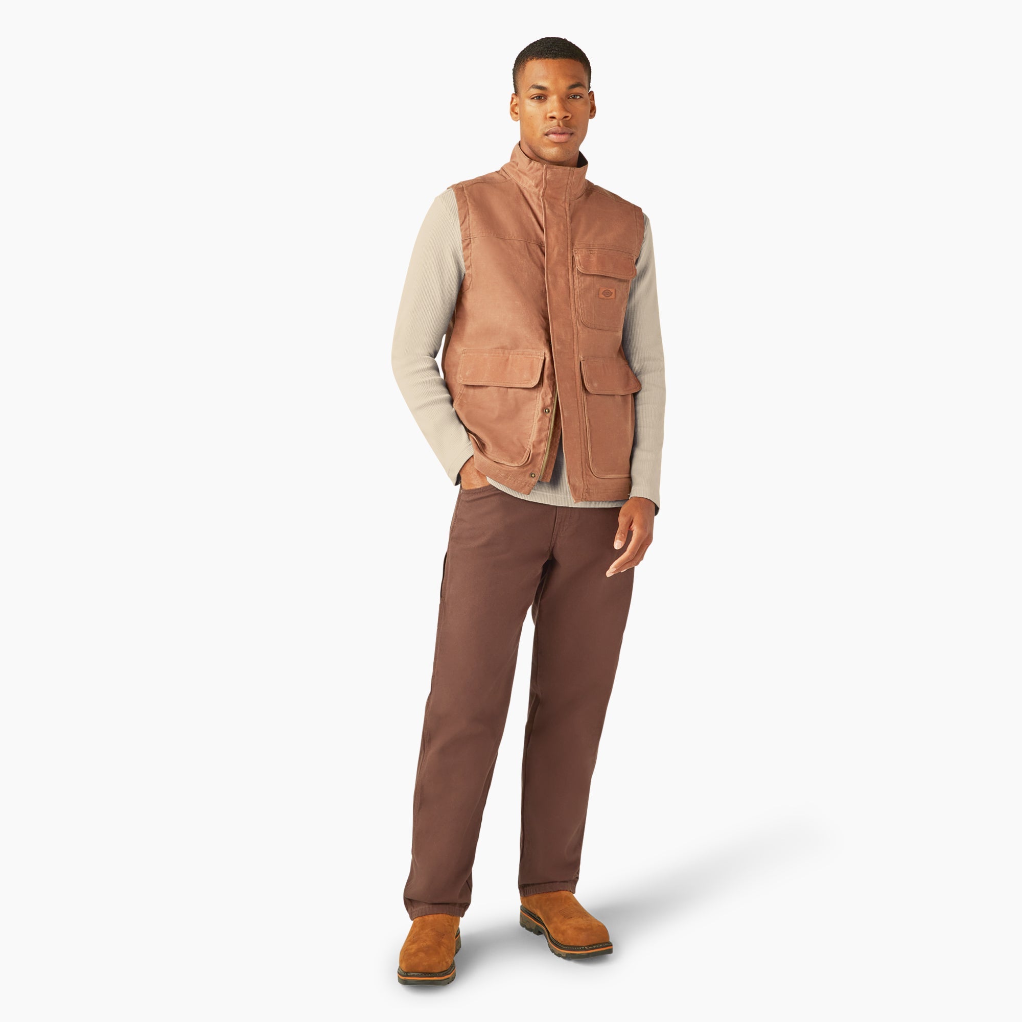 "Fully Waxed Canvas Vest"