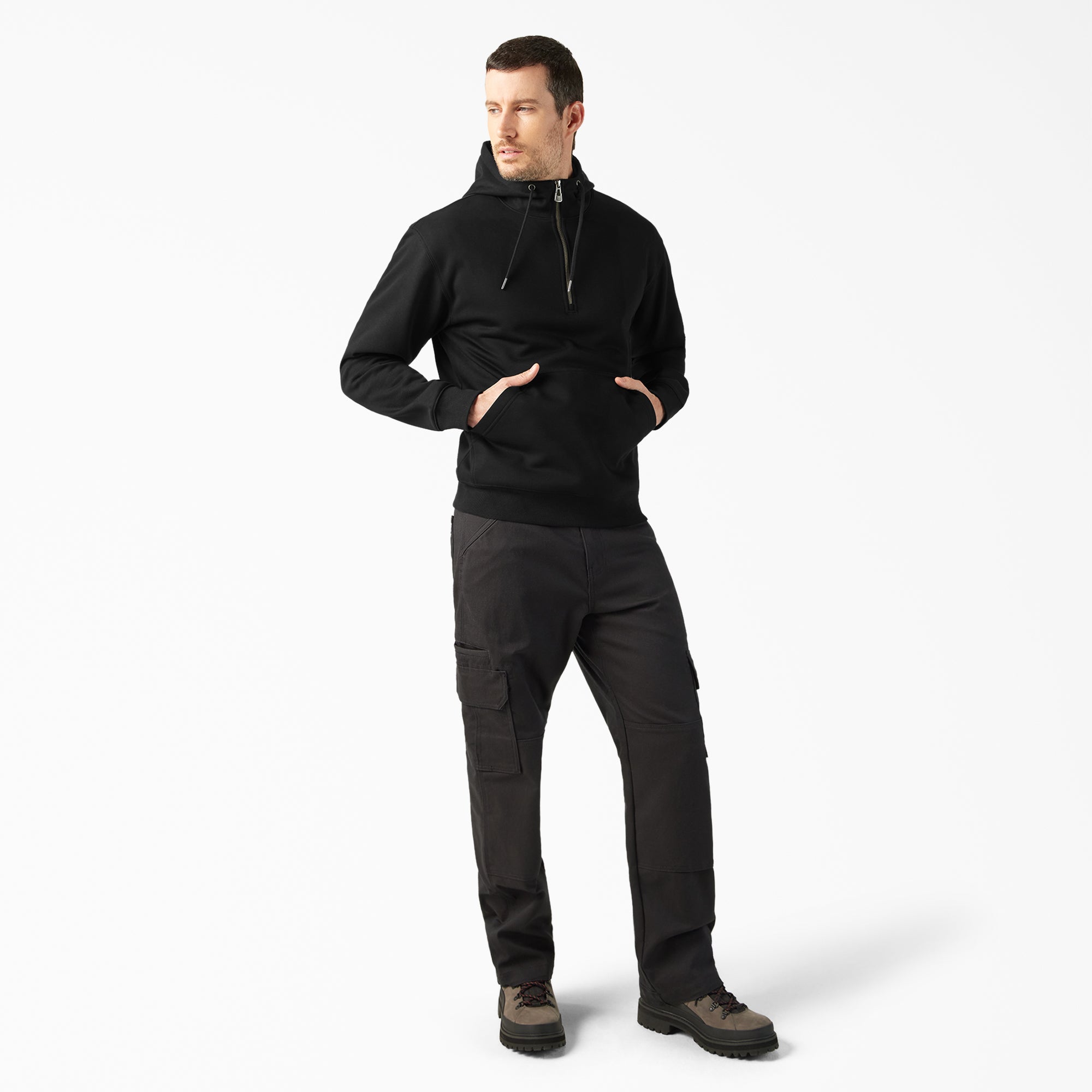 "Quarter Zip Hoodie"