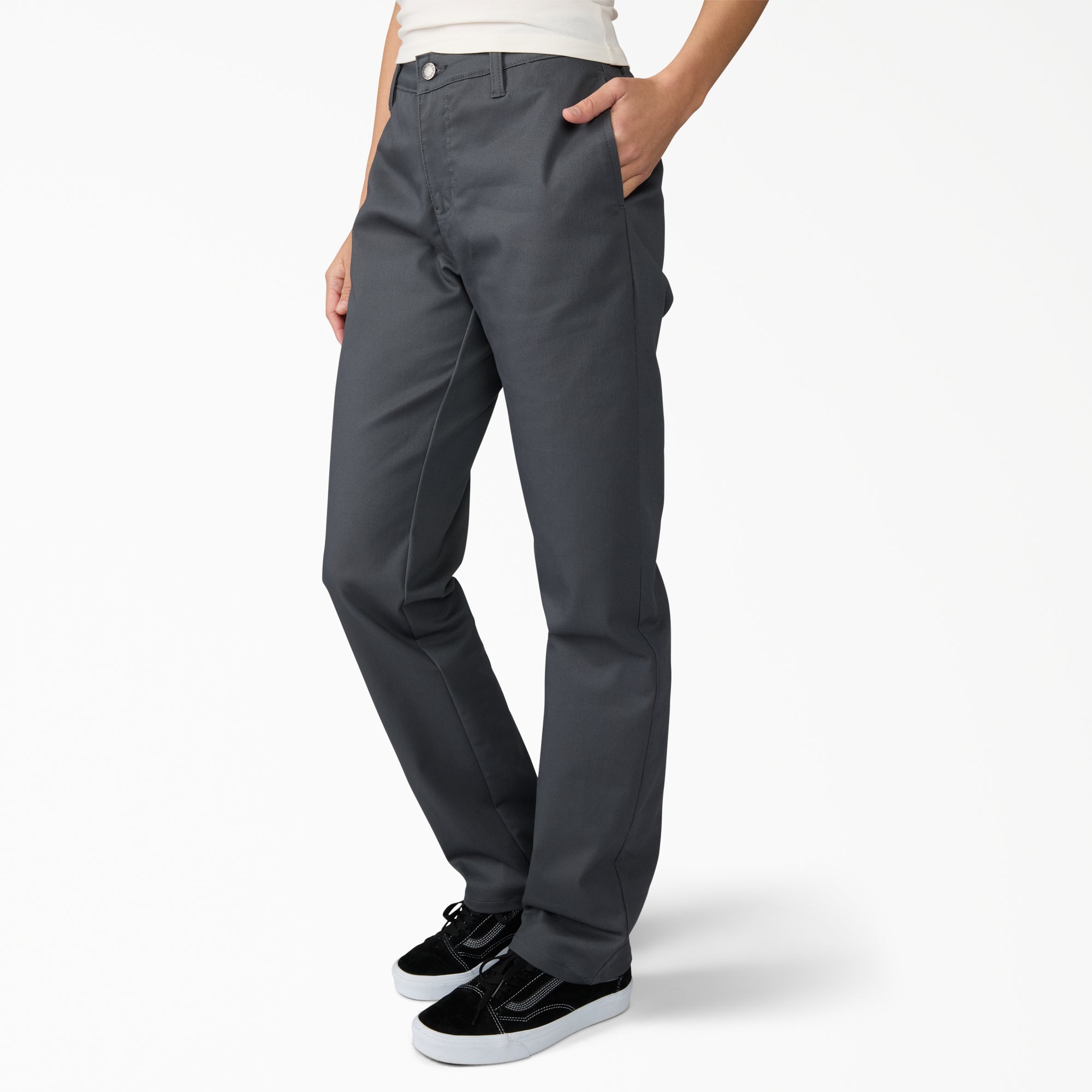 "Women's Super Flex Straight Leg Work Pants"