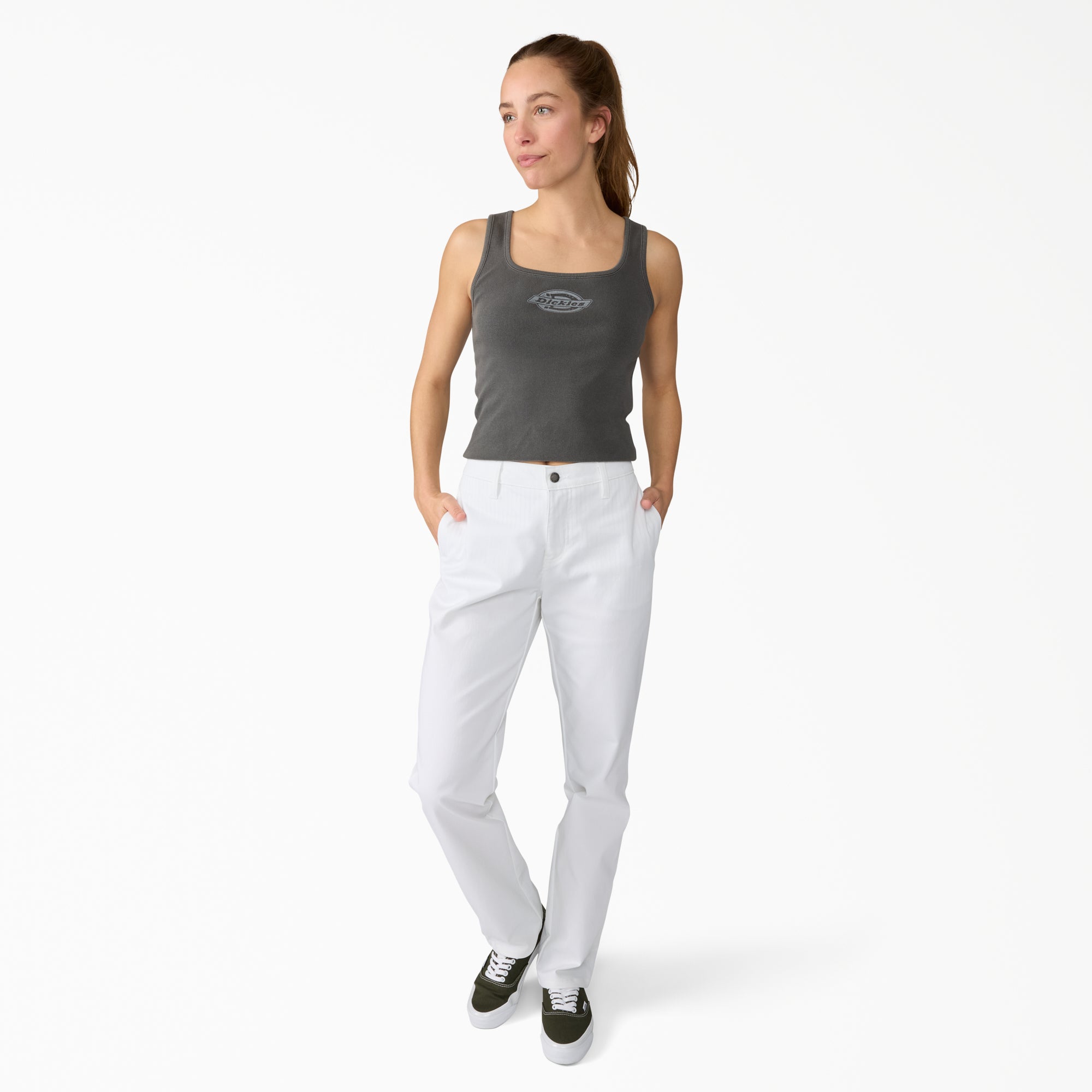 "Women's Super Flex Straight Leg Work Pants"
