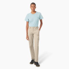 "Women's Super Flex Straight Leg Cargo Pants"