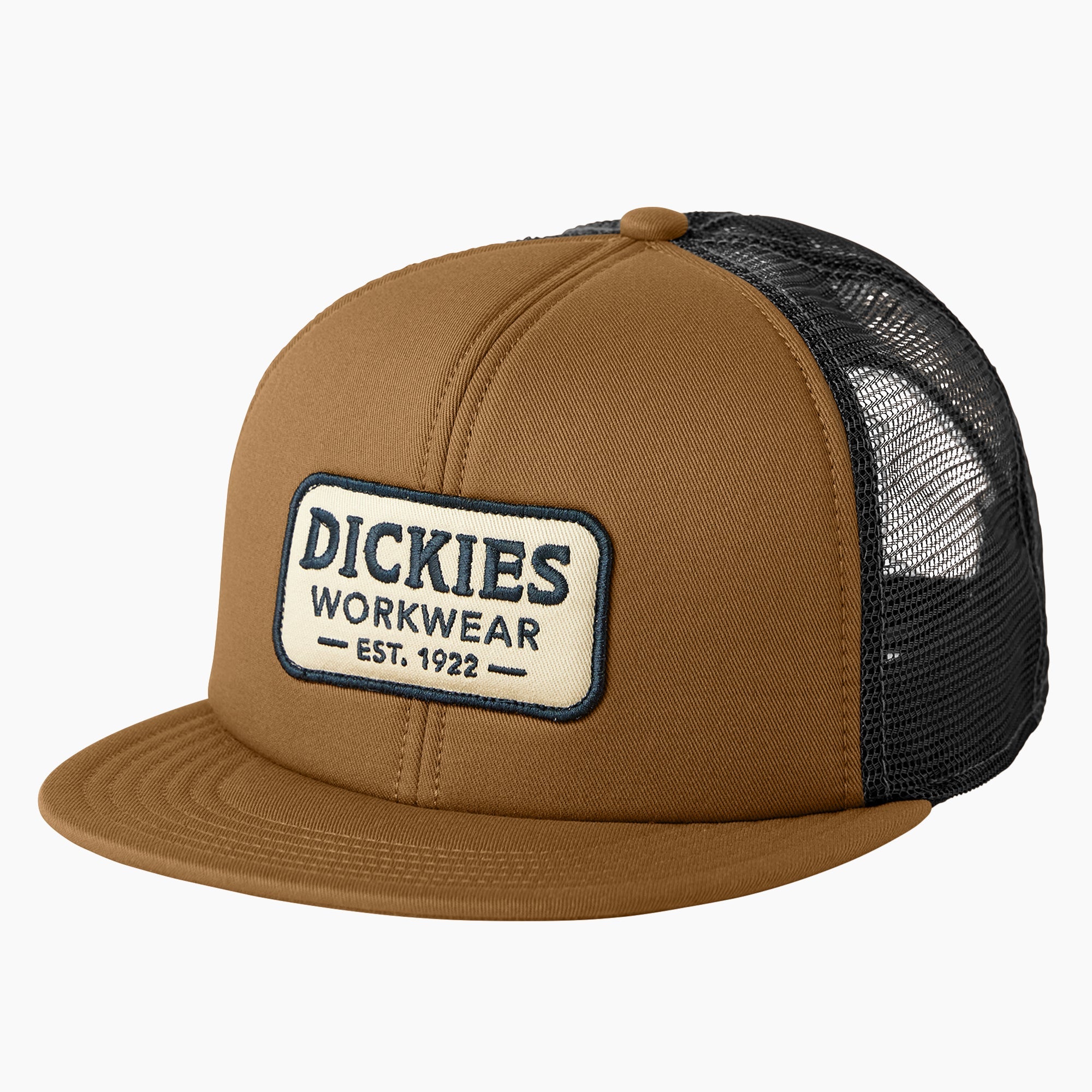"Flat Bill Trucker Hat"