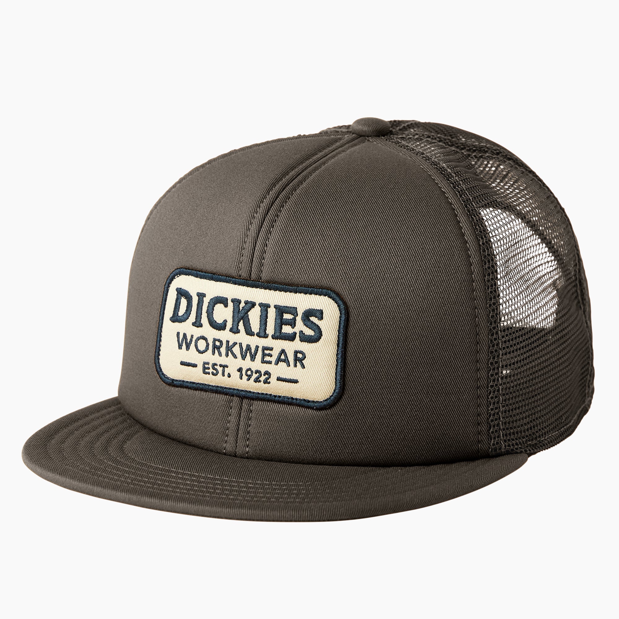 "Flat Bill Trucker Hat"