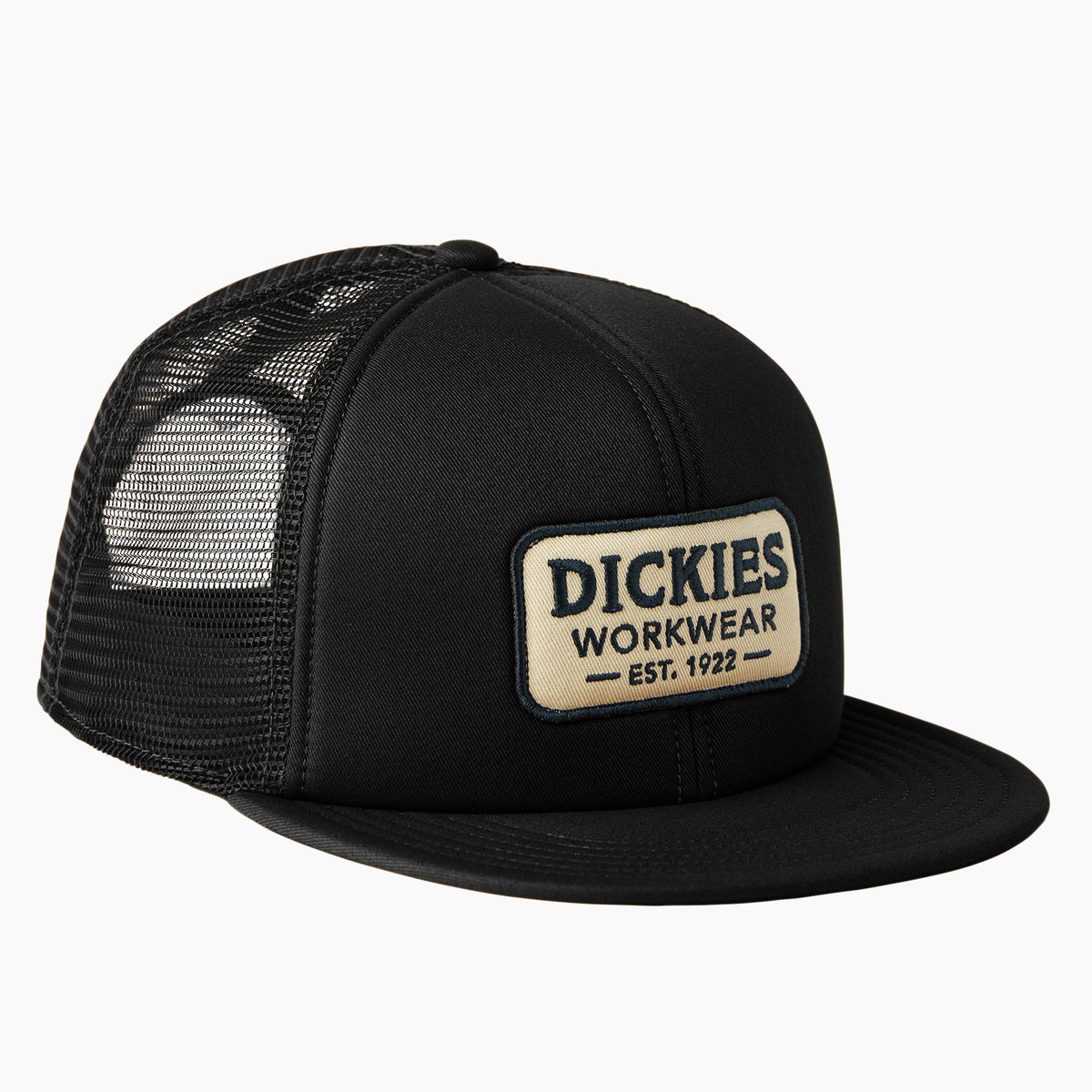 "Flat Bill Trucker Hat"
