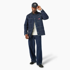 "Blanket Lined Denim Chore Coat"