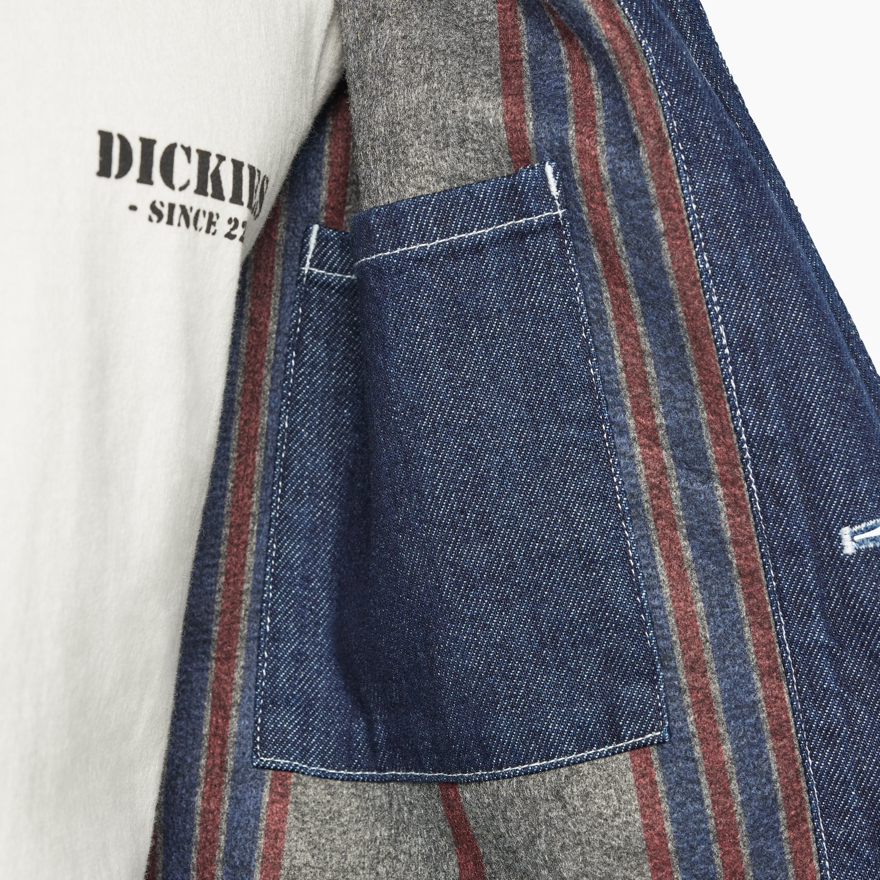 "Blanket Lined Denim Chore Coat"