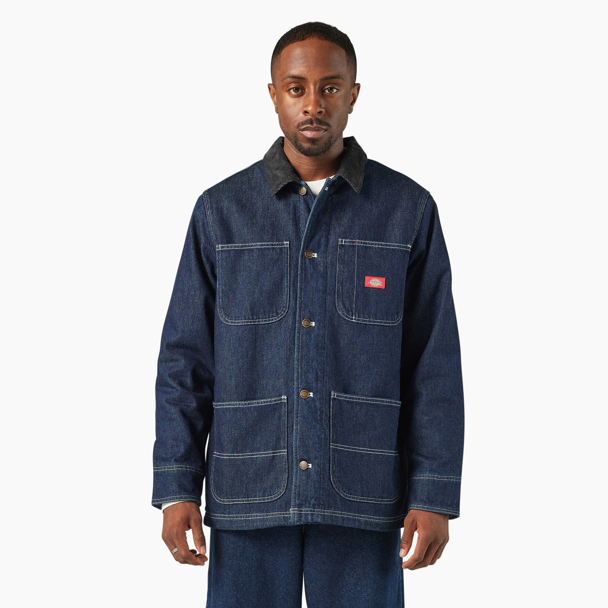 "Blanket Lined Denim Chore Coat"