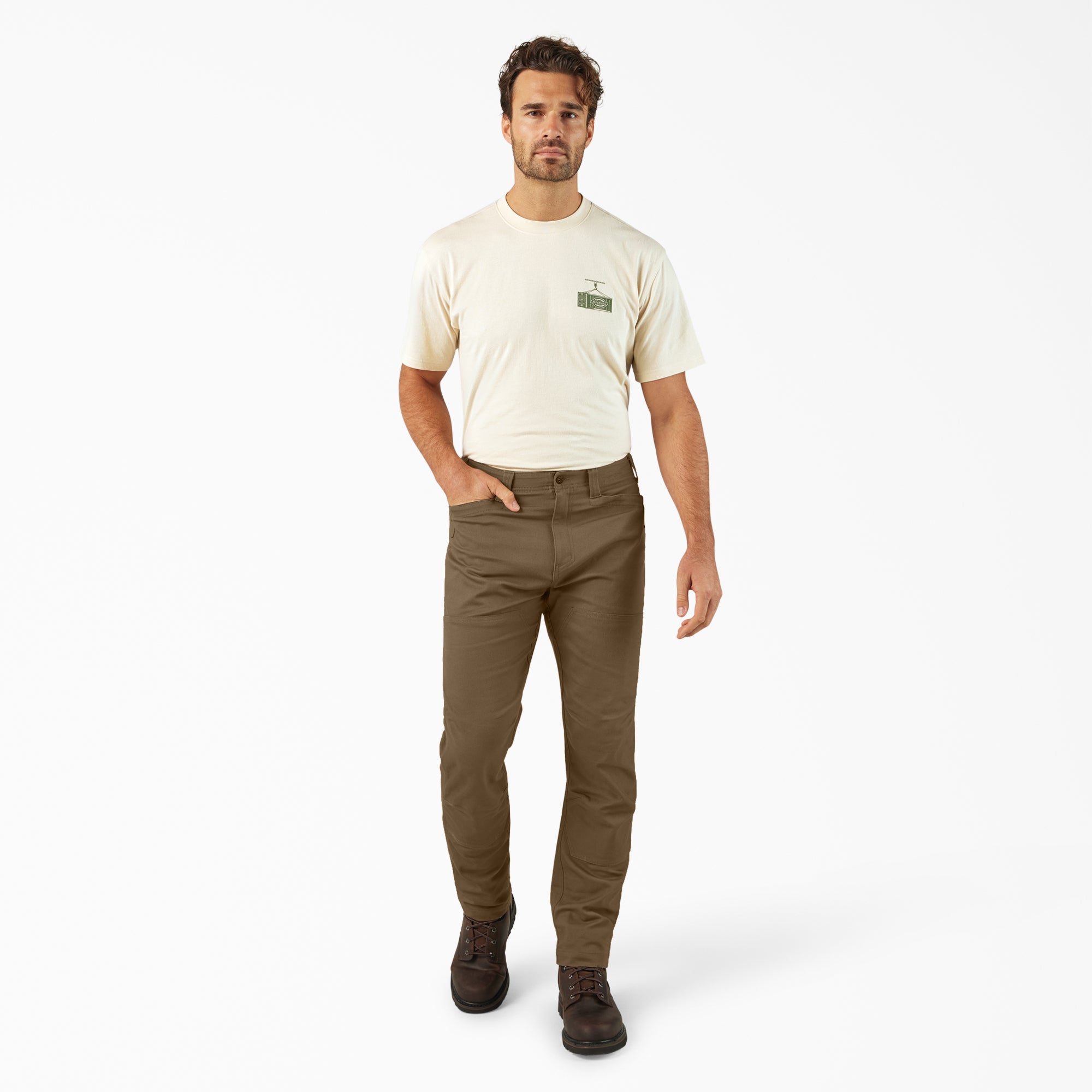 "Tradebuilt Duck Canvas Double Knee Pants"