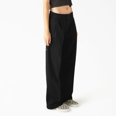 "Women's Pleated Work Pants"