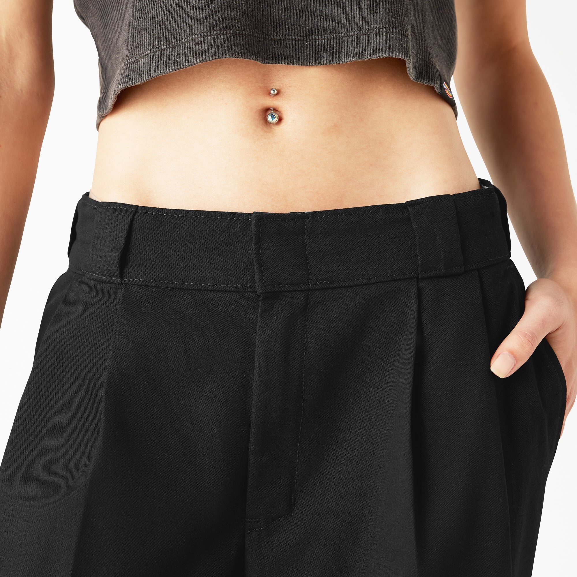 "Women's Pleated Work Pants"