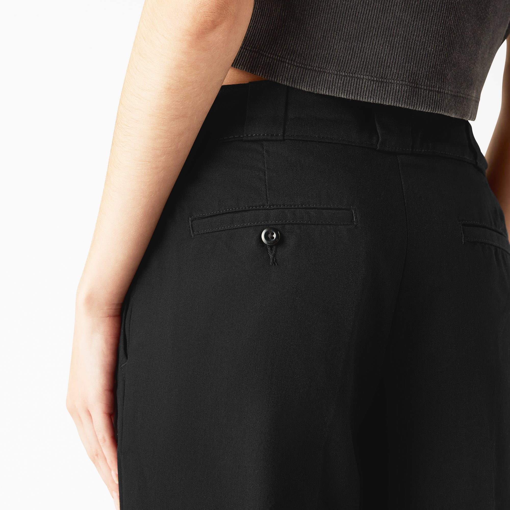 "Women's Pleated Work Pants"