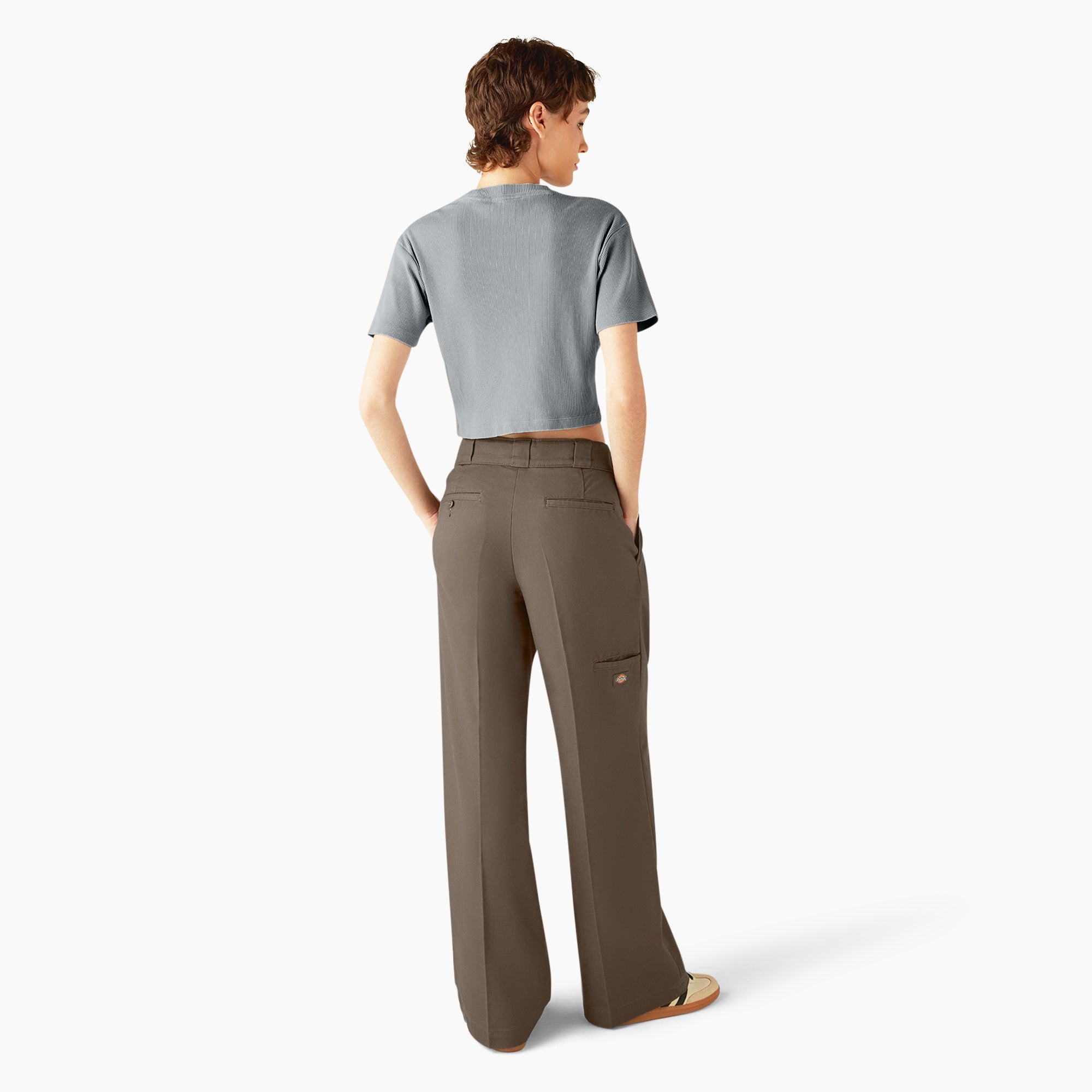 "Women's Pleated Work Pants"