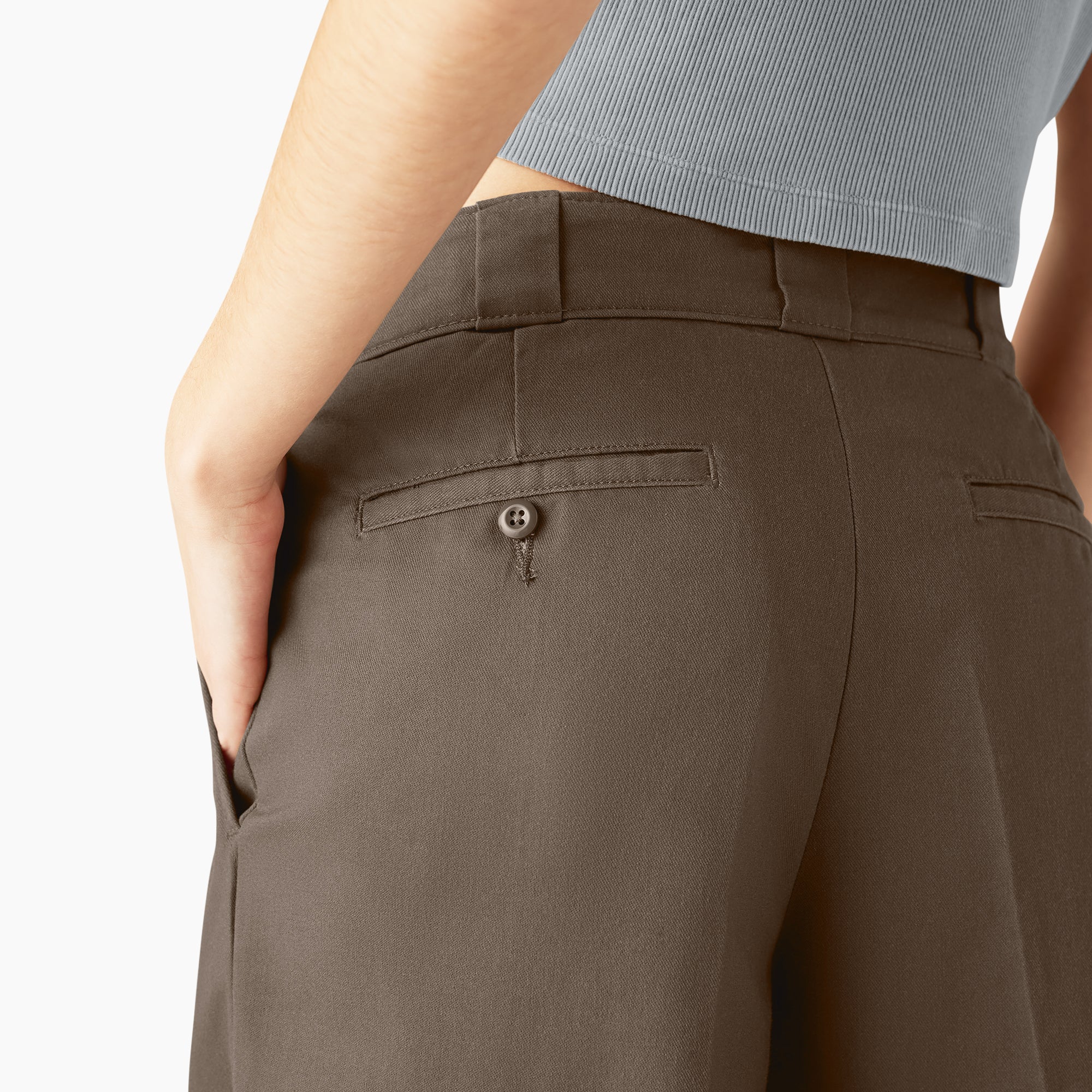 "Women's Pleated Work Pants"