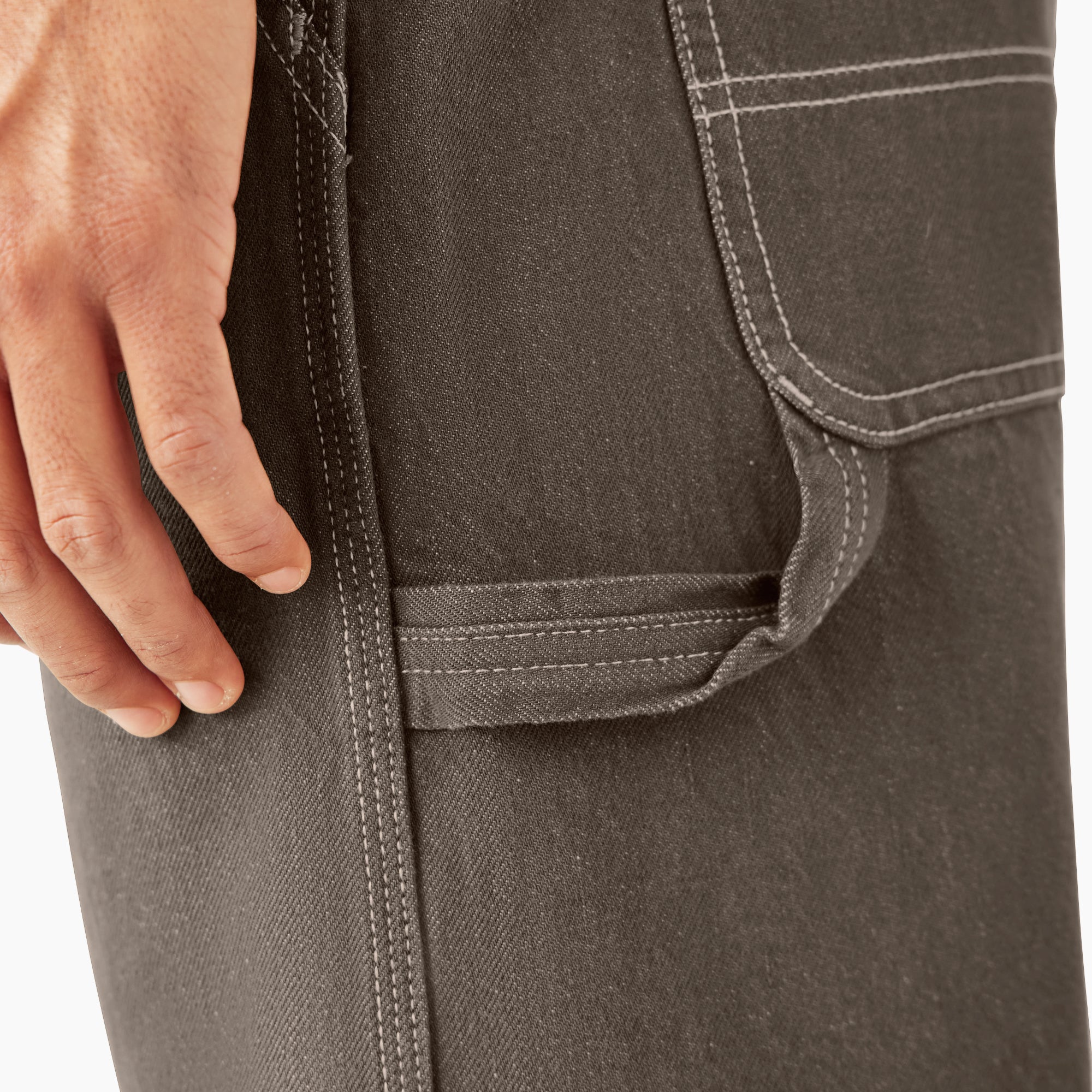 "Loose Fit Utility Jeans"