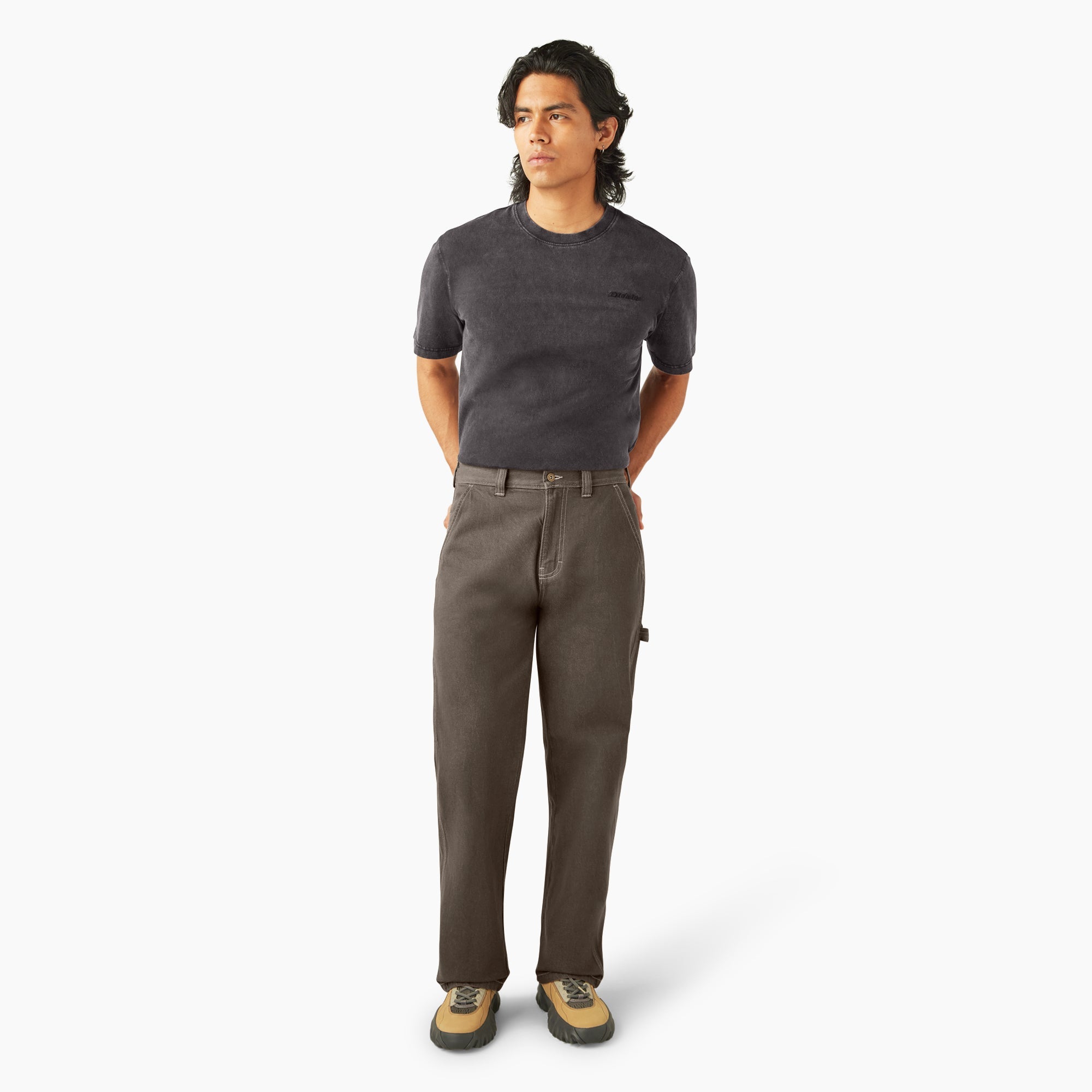 "Loose Fit Utility Jeans"