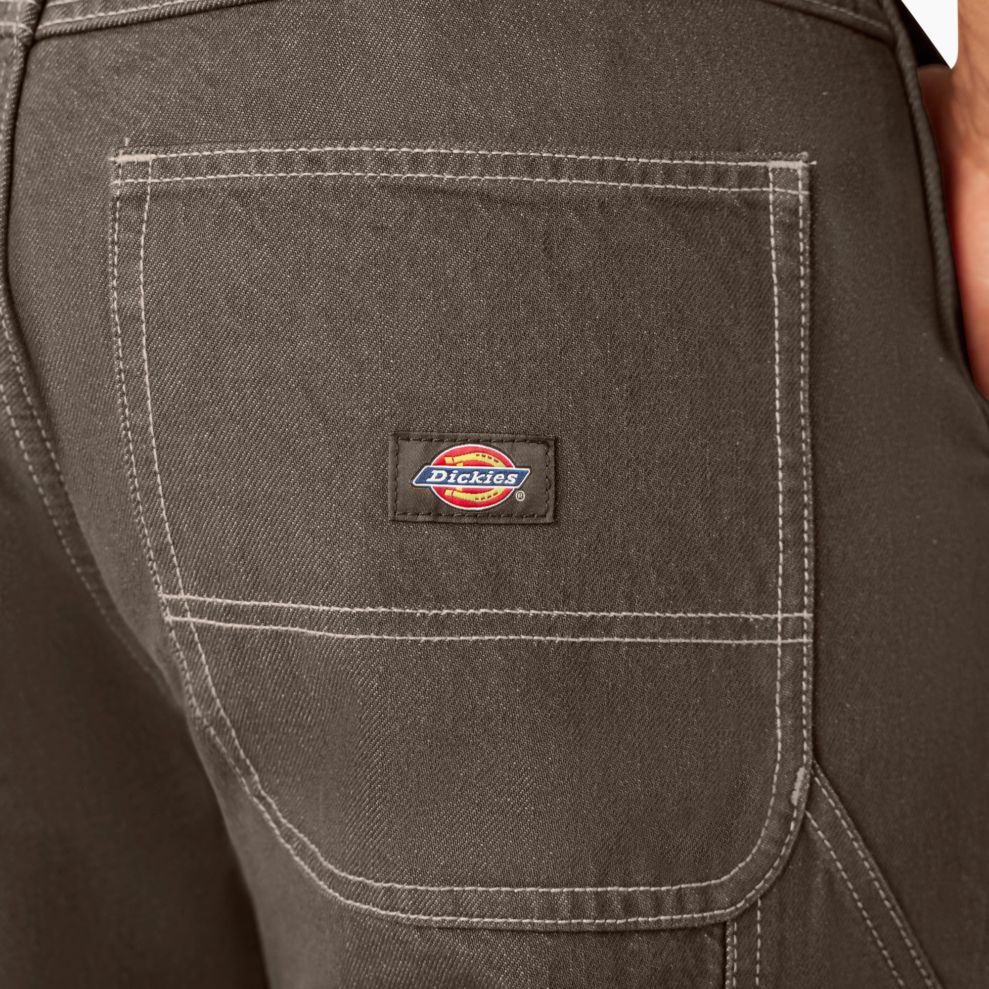 "Loose Fit Utility Jeans"