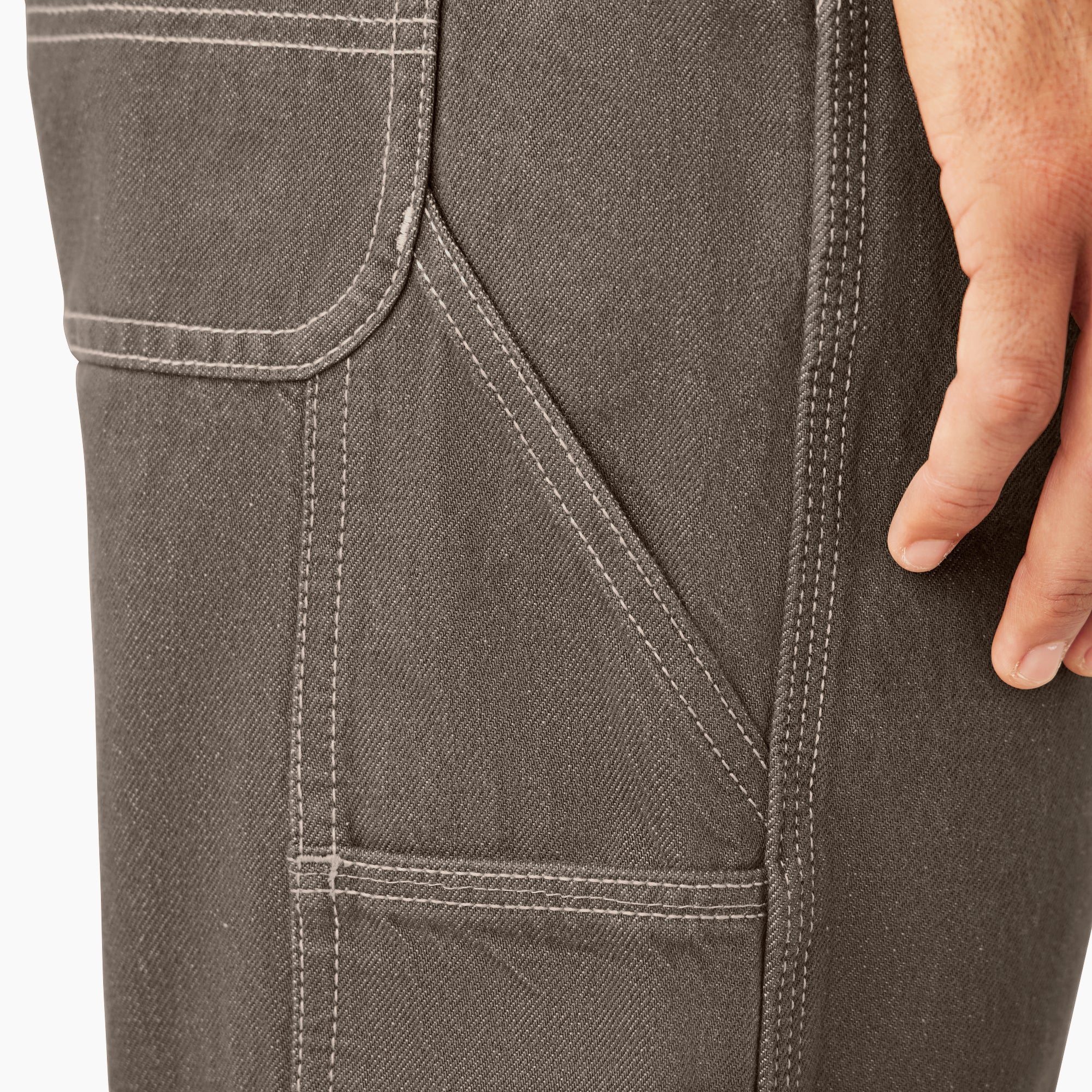 "Loose Fit Utility Jeans"