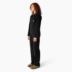 "Women's Corduroy Long Sleeve Coveralls"