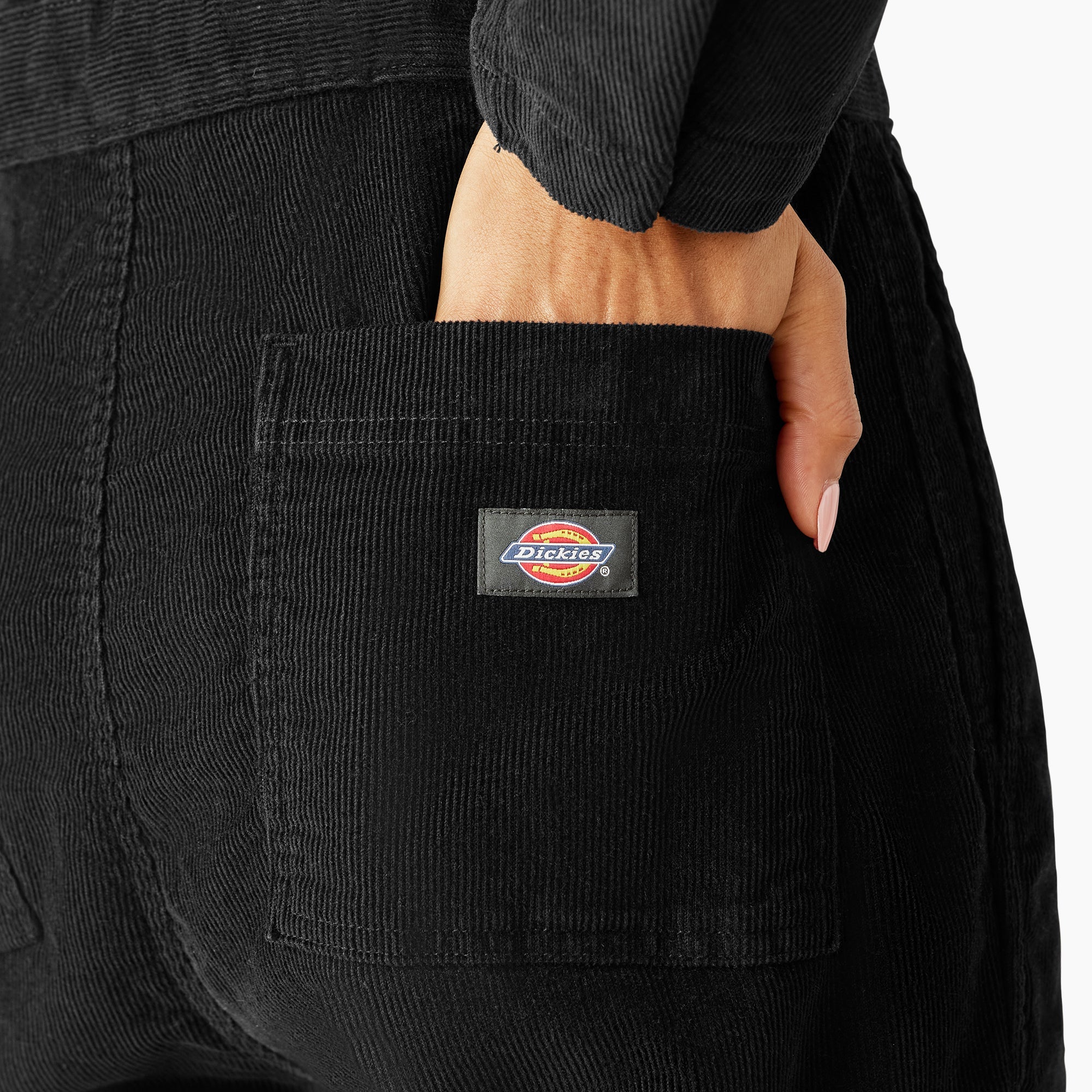 "Women's Corduroy Long Sleeve Coveralls"