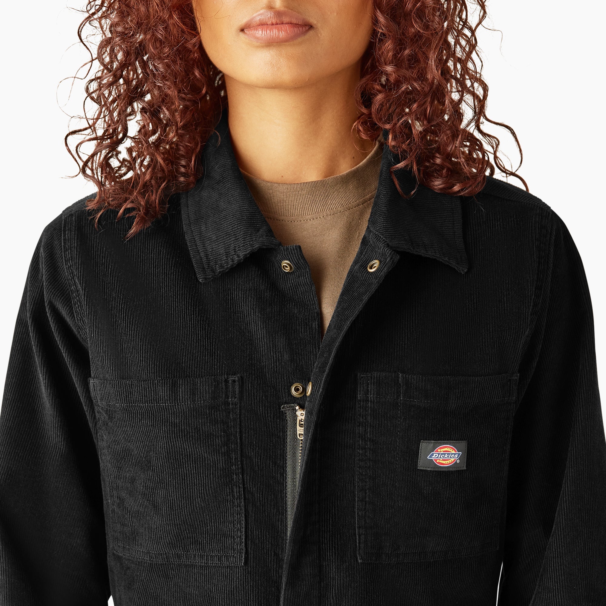 "Women's Corduroy Long Sleeve Coveralls"