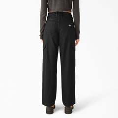 "Women's Relaxed Fit Duck Canvas Cargo Pants"