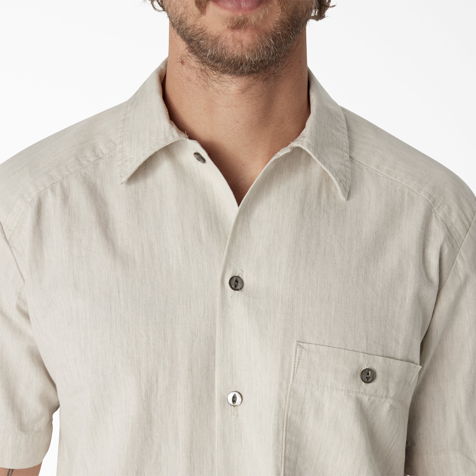 "Dickies 1922 Short Sleeve Textured Weave Shirt"